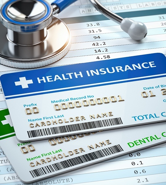 health insurance form on table 